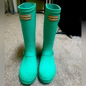 Teal Hunter Kids boots